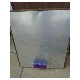 Folding aluminum table. 32 x 72. Good used condition. As shown.