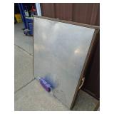 Folding aluminum table. 32 x 72. Good used condition. As shown.