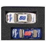 1998 JG Motor Sports 1999 Ford Taurus Dale Jarrett #88 Quality Care Service / Susan G. Komen Foundation 2 car set 1:64 scale die cast stock cars