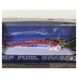 2001 NHRA Car Quest Paul Romine 1:25 scale die cast top fuel dragster