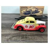 1996 ERTL Collectibles 1940 Ford Coupe w/trailer 1:25 scale die cast coin bank
