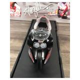2001 NHRA Action Angelle Savoie Winston / Silver 1:9 scale die cast Pro Stock Bike