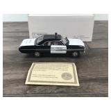 The National Motor Museum Mint 1964 Ford Galaxie Camden Police Department 1:32 scale die cast