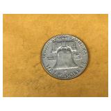 1954 Franklin Silver Half Dollar