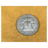 1957 Franklin Silver Half Dollar