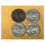 4 - Buffalo Head Nickels