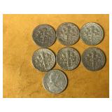 7 - Silver dimes