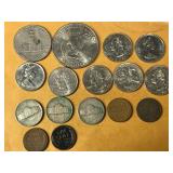 Lot of 16 Coins