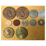 Lot of Tokens - Play Money - Souvenir Coins
