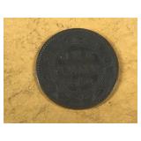 1882 Canadian 1 cent coin