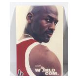 Michael Jordan LDDS World Com Calling Card 4.5” across x 6.75” tall