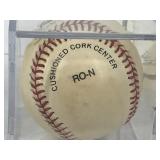 Hank Aaron signed baseball with certificate of authenticity