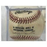 Hank Aaron signed baseball with certificate of authenticity