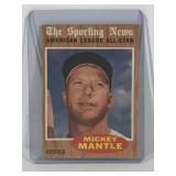 1962 Topps Sporting News 471 Mickey Mantle Yankees Baseball Card