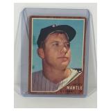 1962 Topps Mickey Mantle Baseball Card #200