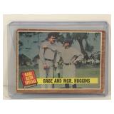 1962 Topps Baseball Card Babe Ruth Special Babe and MGR. Huggins #137