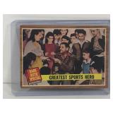 1962 Topps Baseball Card Babe Ruth Special Greatest Sports Hero #143