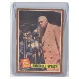1962 Topps Baseball Card Babe Ruth Special Farewell Speech #144