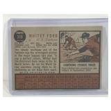 1962 Topps Baseball Card Whitey Ford #310
