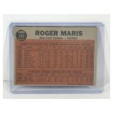 1962 Topps Baseball Card Roger Maris Blasts 61st #313