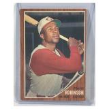1962 Topps Baseball Card Frank Robinson #350