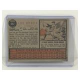 1962 Topps Baseball Card Lou Brock Rookie Card #387