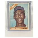 1966 Topps Baseball Card Ernie Banks #110