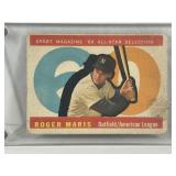 1960 Topps Baseball Card Sport Magazine 1960 All-Star Selection Roger Maris #565