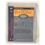 1998 Collectors Edge 1st Place Randy Moss 1998 Rookie Record Setter Football Card #157