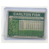 1977 Topps Baseball Card Carlton Fisk #640