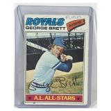 1977 Topps Baseball Card George Brett A.L. All-Stars #580