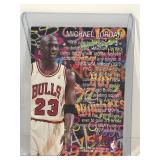 1995 Flair Basketball Card Michael Jordan Hot Numbers #4