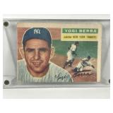 1956 Topps Baseball Card Yogi Berra #110