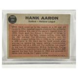 1962 Topps Baseball Card The Sporting News National League All-Star Hank Aaron #394