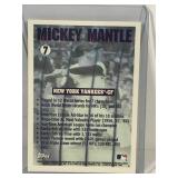1996 Topps Baseball Card Mickey Mantle Gold #7
