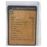 1973 Walter Johnson # 476 Senators Topps Baseball Card All Time Shutout Leaders