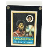 1973-74 Basketball Card ABA All-Stars 1972-1973 Second Team Julius Erving #240