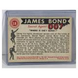 1965 Glidrose Productions James Bond Secret Agent 007 - Where is she? Quick #18 Collectors Card