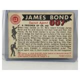 1965 Glidrose Productions James Bond Secret Agent 007 - A prisoner of Dr. No #12 Collectors Card