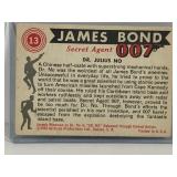1965 Glidrose Productions James Bond Secret Agent 007 - Dr. Julius No #13 Collectors Card