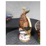 3 Vintage Jim Beam wild turkey liquor decanters