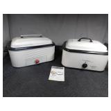 2 Electric roasting pans