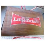 Rigid shop vacuum and 3 Little Debbie display tables