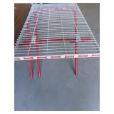 Rigid shop vacuum and 3 Little Debbie display tables