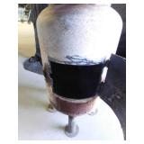 Portable fish house with wood stove