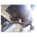 Portable fish house with wood stove