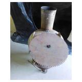 Portable fish house with wood stove