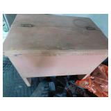 Ducks Unlimited "Morning Mist Mallards" print in frame, safety harnesses and step stool with storage compartment