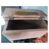 Ducks Unlimited "Morning Mist Mallards" print in frame, safety harnesses and step stool with storage compartment