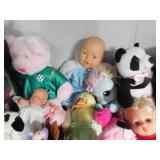 Barbie camper with barbies, Beanie Babies, Musical doll and many more toys